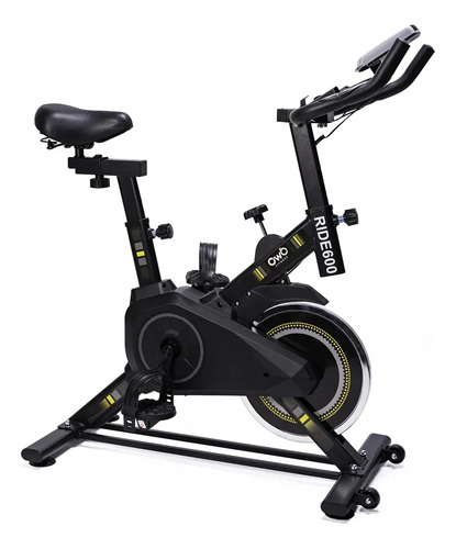 Bicicleta Ergométrica OwO Fitness Roda de Inércia 7kg para Casa, com Painel Digital