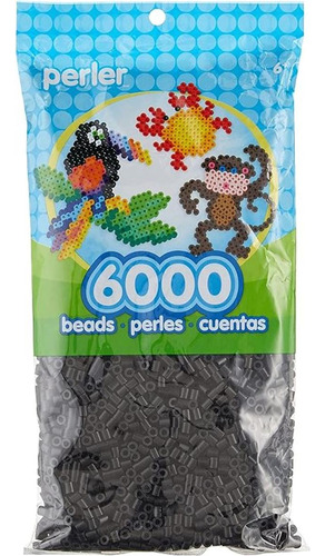 Perler Beads 6000 Bead Mix. Negro
