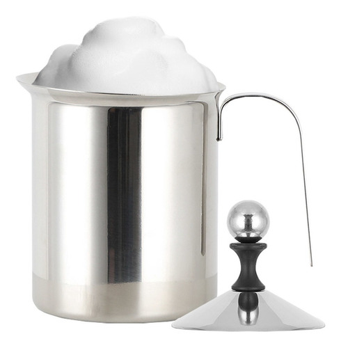 Jarrito Espumador De Leche Gadnic Jarra Acero Inoxidable 400 ML Manual