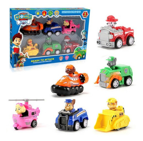 Paw Patrol Set Toys 6 Pcs