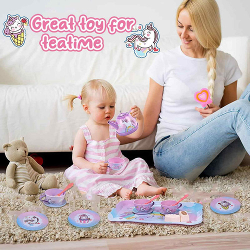Juego De 19 Piezas De Juguetes De Unicornio Para Niñas.