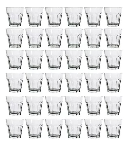 Vaso Oslo De Vidrio Flint 100ml Tragos Rigolleau Pack X36