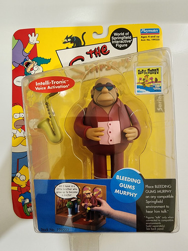 Figura Los Simpsons Playmates Series 6 Bleeding Gums Murphy