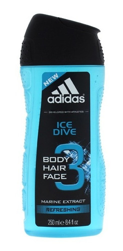 adidas Ice Dive 3 Hair & Body Wash Marinas Extracto
