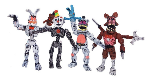 Set Figuras Fnaf Five Nights Freddys Twist Funtime Freddy En