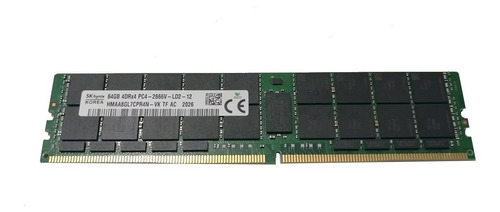 R9 Memoria Ram Ddr4 64gb 2666 Servidor Dell R740 R840 R940