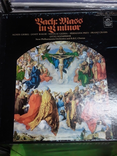 Bach Mass In G Minor Giebel Gedda Baker Lp Vinilo X3 / Kktus
