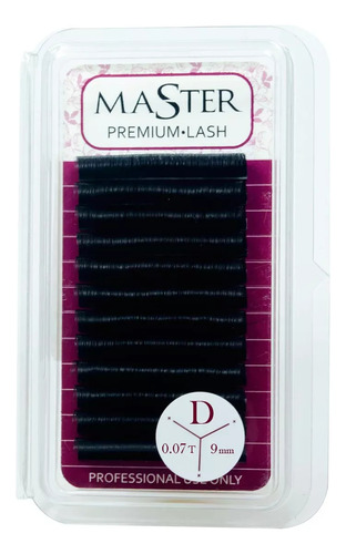 Cílios Master Premium Lash (12 Linhas) 0,15 D, 015 C, 0,07 D