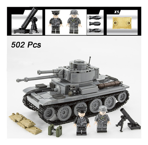 Minibuild Building Blocks Juego Tanques Militares Y Soldados
