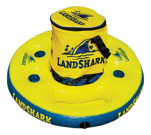 Tumbona Land Shark Float N Go Island Style, Amarillo, Talla