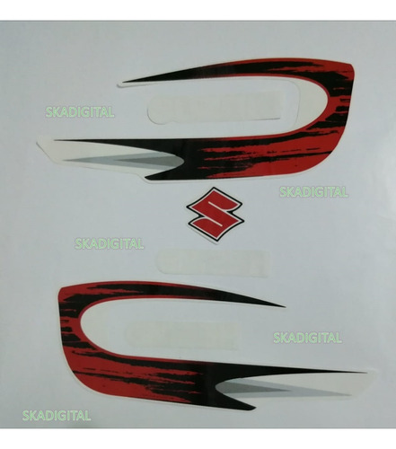 Kit Completo De Calcomanías Suzuki Gn 2012