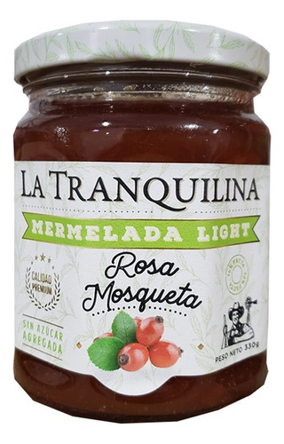 Mermelada Light Rosa Mosqueta 330gr La Tranquilina