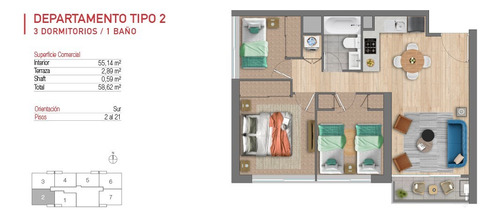 Departamentos En Venta 2 Y 3 Dormitorios, Coquimbo