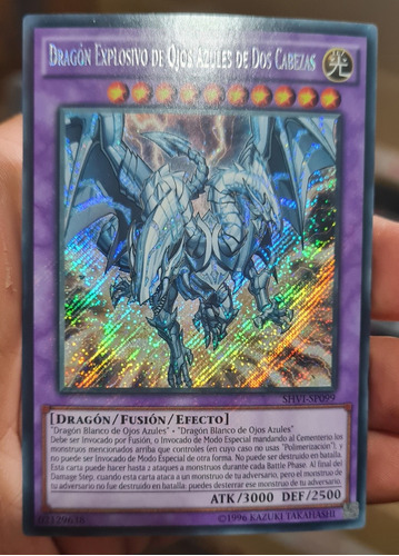 Blue-eyes Twin Burst Dragon Secret Yugi-oh