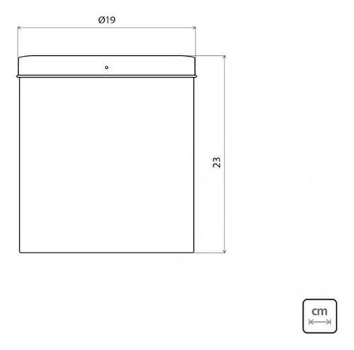 Lixeira Inox Com Tampa Basc Swing 5l - Tramontina