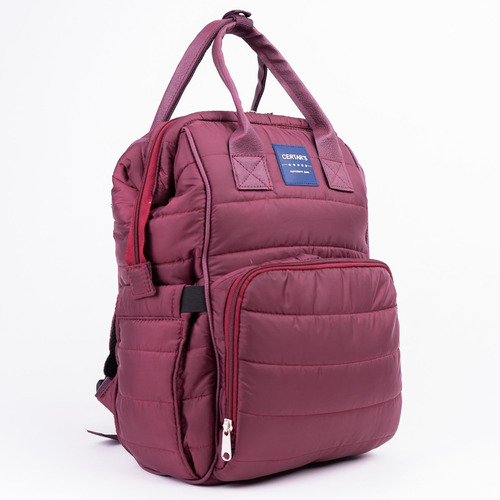 Imagen 3 de 10 de Mochila Bolso Maternal Certar´s Jane Bordeaux