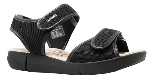 Sandalias Casuales Negras Zapatos Mujer Modare 7142118