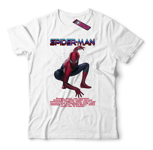 Remera Marvel Spiderman Hombre Araña Pelicula Mv37 Dtg