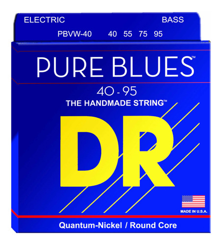 Cuerdas De Bajo Dr Pure Blues 40-95 Victor Wooten Pbvw-40-95