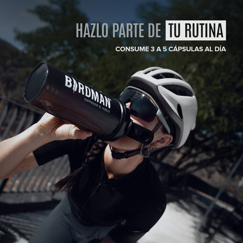 Birdman Creatina Monohidratada De Alta Pureza En Cápsulas | Sin Aditivos | 25 Porciones | 125 Cápsulas
