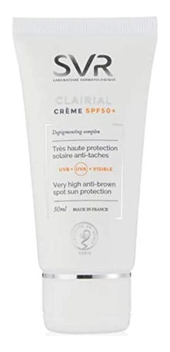 Svr Clairial Spf50+ Crema Muy Alta Proteccion Solar Anti-ma