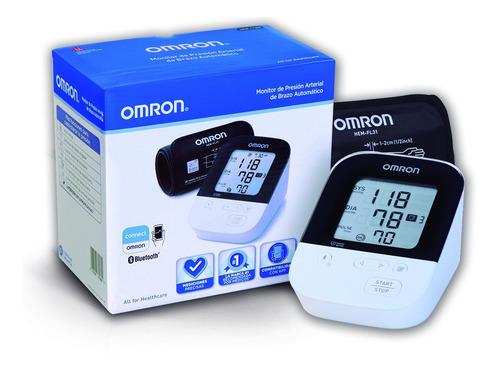 Imagen 1 de 6 de Tensiómetro De Brazo Automático Omron Hem7156t Bt