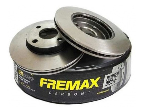 Par De Disco Freio Dianteiro Onix Plus 1.0 2021 Turbo Fremax