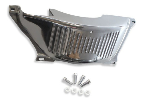 350 400 Pulido Aluminio Volante Cubre Polvo Para Chevy Th