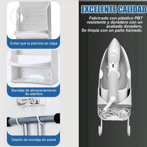 Soporte Para Tabla De Planchar Para Montaje En Pared