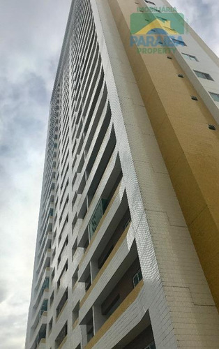 Imagem 9 de 15 de Apartamento Vista Definitiva Para O Mar À Venda - Brisamar - João Pessoa - Pb - Ap1224