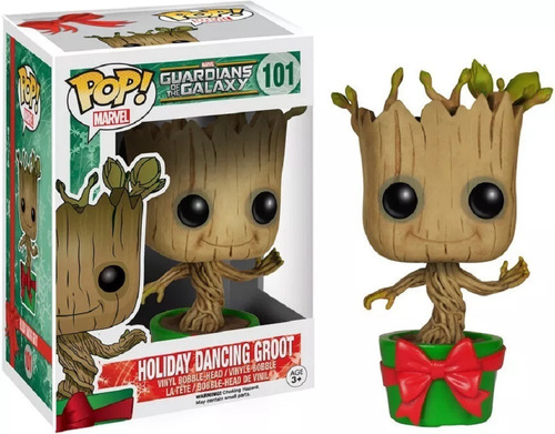 Funko Pop (holiday Dancing Groot 101) Guardians (vinilohome)