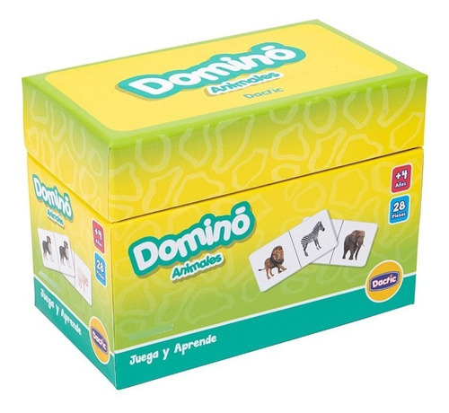 Domino De Animales, 28 Piezas Dactic