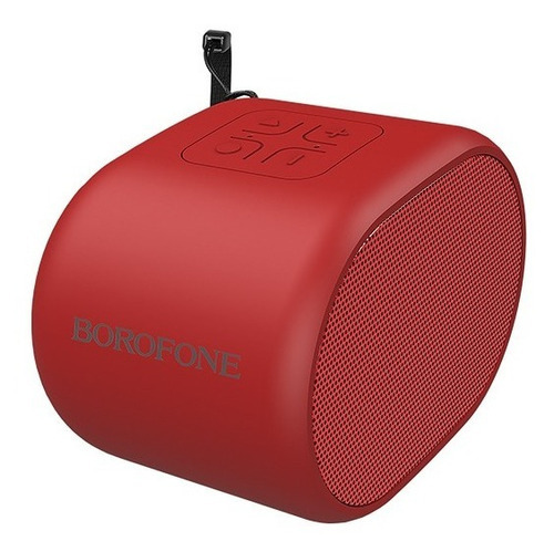 Caixa Som Mini Bluetooth 5.0 Borofone Usb+ Sd 10h Música Top Cor Vermelho Voltagem 5w