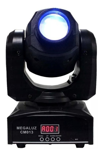 Kit 2 Cabezas Roboticas 30w Spot Gobos Megaluz Incluye Case