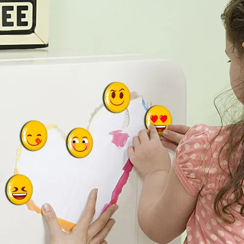 Morcart 30 Imanes De Emoji Para Nevera, Imanes De Refrigera.