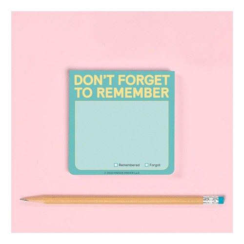 Knock Knock De 8 Caras No Se Olvide De Recordar Sticky Note