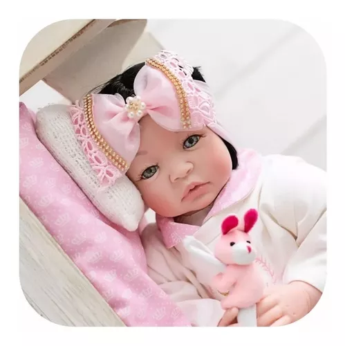 Boneca Bebê Reborn Realista Princesa Lindinha