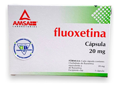 Fluoxetina 20 Mg Caja Con 14 Cápsulas Amsa