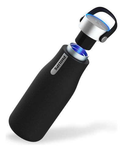 Philips Water Gozero Uv Self-cleaning Smart Water Bottle Va. Color Black 20 Oz