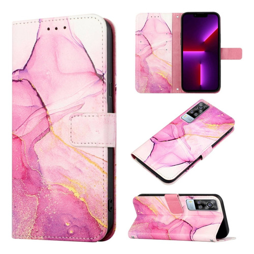 Funda Con Estampado De Mármol Para Vivo Y51 (2020, Diciembre