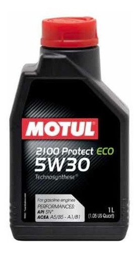 Aceite Motul 2100 Protect Eco Semi-sintético 5w30.