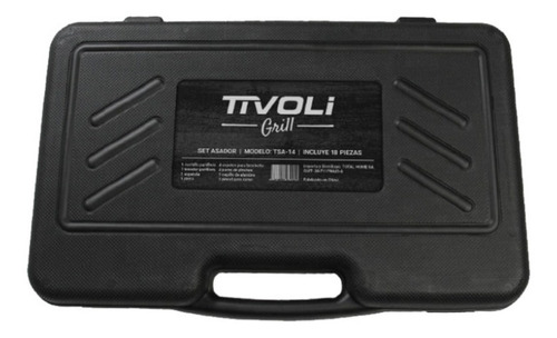 Imagen 4 de 9 de Juego Asador Tivoli Kit Asado Set Parrillero