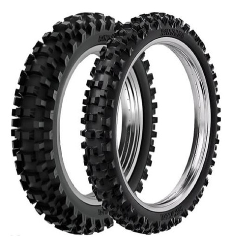 Par Pneu E Câmaras 100/100-18 E 80/100-21 Rw33 Tornado 250