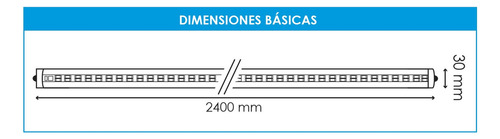 10 Lamparas Tubo Led T8 130w 2.4mt Fa8 Alto Flujo Luminoso