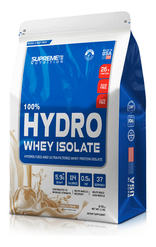 100% Hydro Whey Isolate - Sn Usa 2.43lb