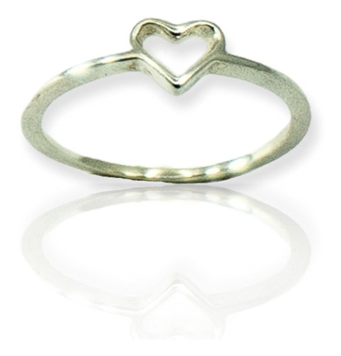 Anillo Plata 925 - Corazon Calado - Ml71-7d