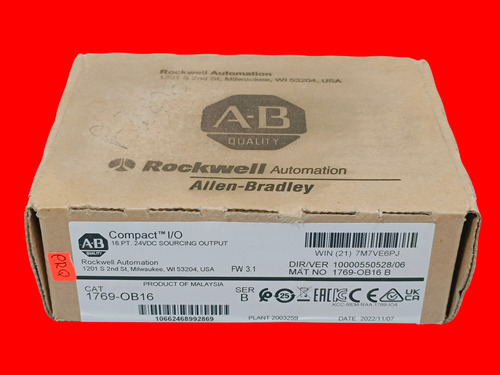 1769-ob16 Allen-bradley Compactlogix Output Module 16-pts