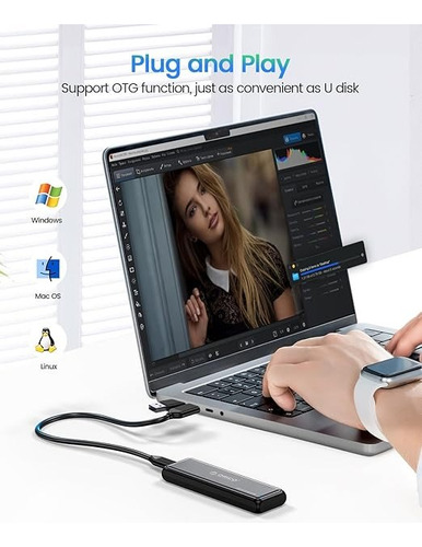 Orico M.2 Nvme Ssd Enclosure Adapter, Usb3.2 Gen2