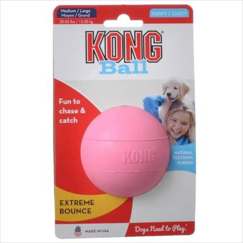 Pelota Para Perros Cachorros Kong Ball M-l Petit Pet Shop