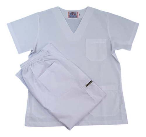 Ambo Clásico Unisex Cargo(cierre) / Hl - Arciel/ T: 50-60 Blanco 54